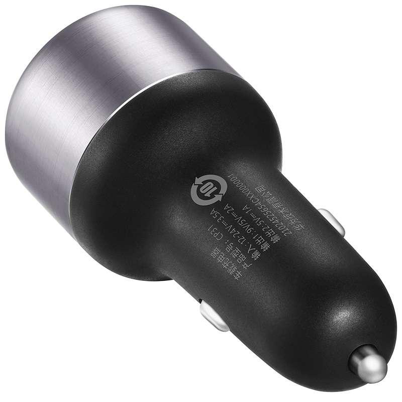 Original Huawei CP31 18W Max Dual USB Port Fast Charging Car Charger (Grey)