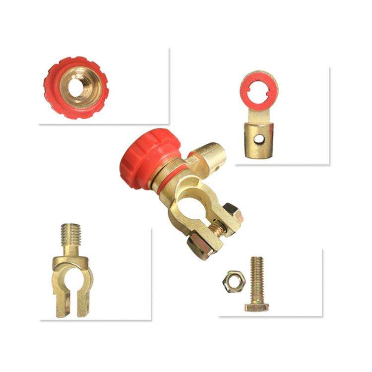 Car Battery Selector Isolator Disconnect Rotary Switch Cut (Red)