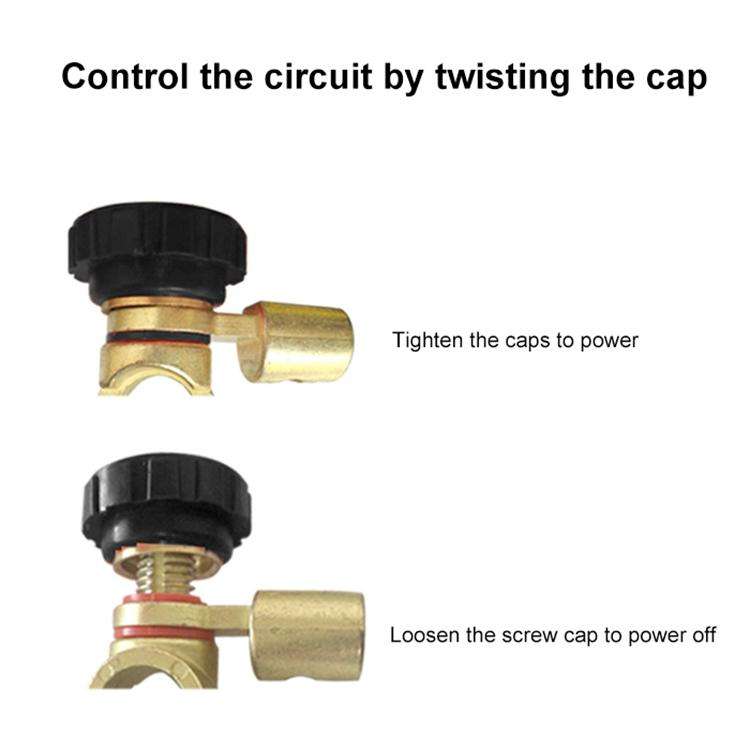 Car Battery Selector Isolator Disconnect Rotary Switch Cut (Red)