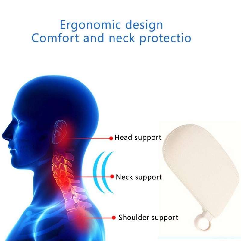 Car Seat Headrest Car Neck Pillow Sleep Side Headrest for Children and Adults (Black)