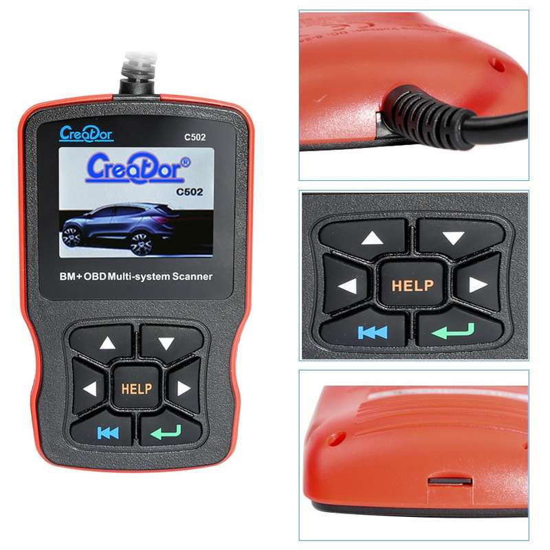 Creator C502 V7.6 Car OBD2 Multi-system Scanner Car Diagnostic Tool for Mercedes-Benz before 2016 Al