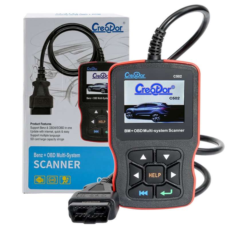 Creator C502 V7.6 Car OBD2 Multi-system Scanner Car Diagnostic Tool for Mercedes-Benz before 2016 Al