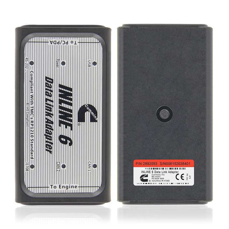 12V Cummins Inline6 Data Link Adapter Heavy Duty Diagnostic Tool Scanner