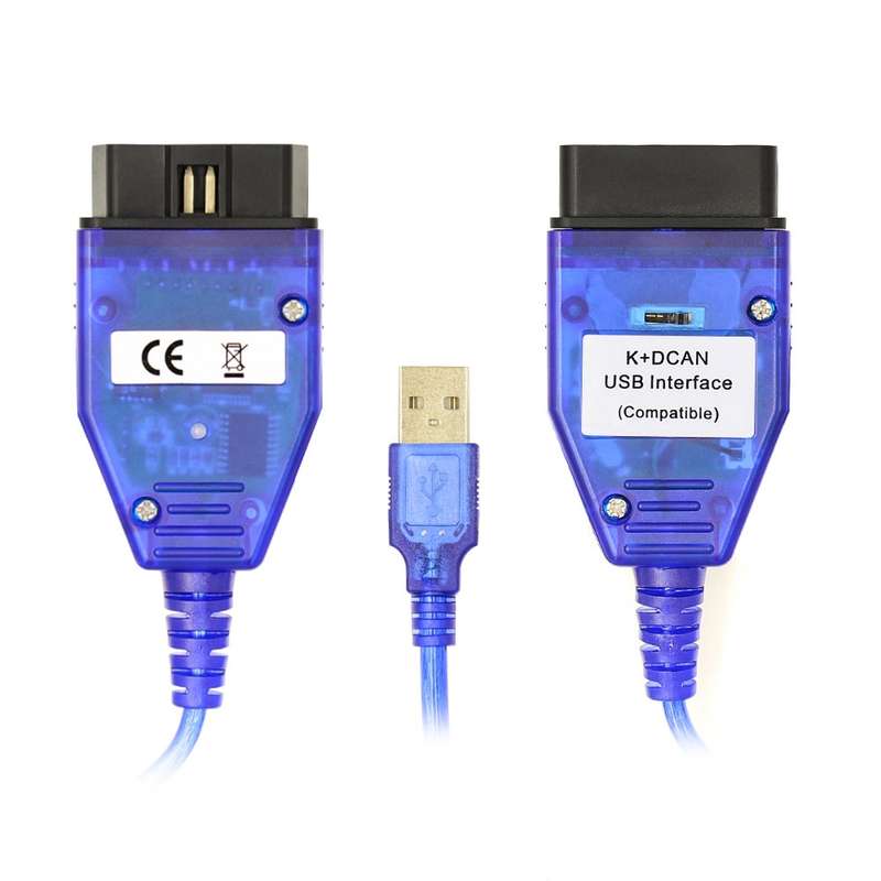 INPA K+CAN with Switch USB Interface Cable for BMW(White