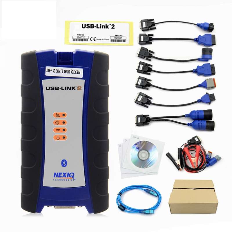 Nexiq 2 Bluetooth USB Linked Truck Diagnostic Tool Heavy Duty Truck Scanner 24V