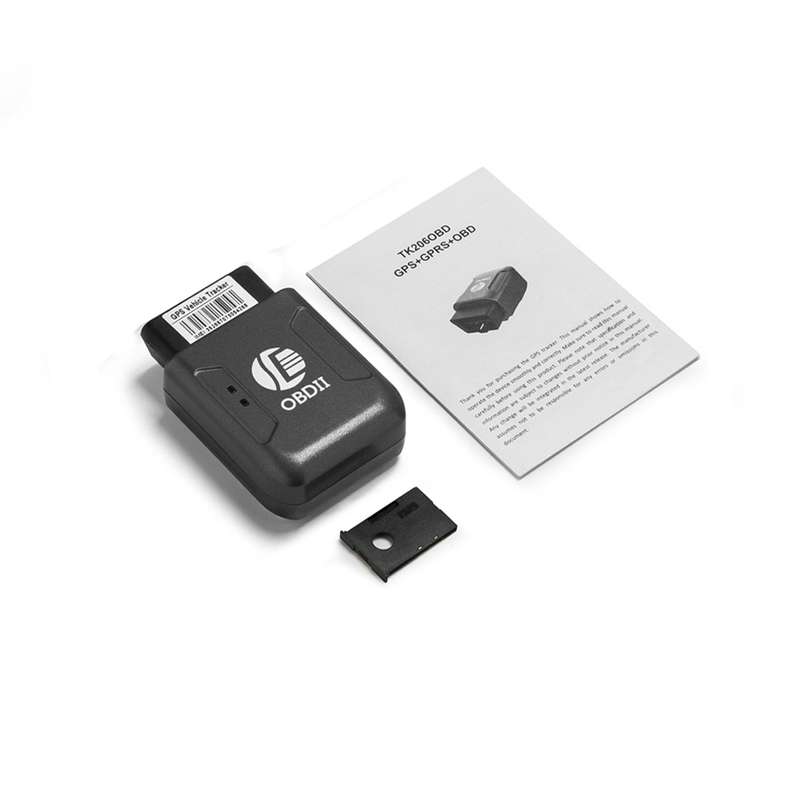 TK206 2G GPS OBD2 Real Time GSM Quad Band Anti-theft Vibration Alarm GSM GPRS Mini GPS Car Tracker (
