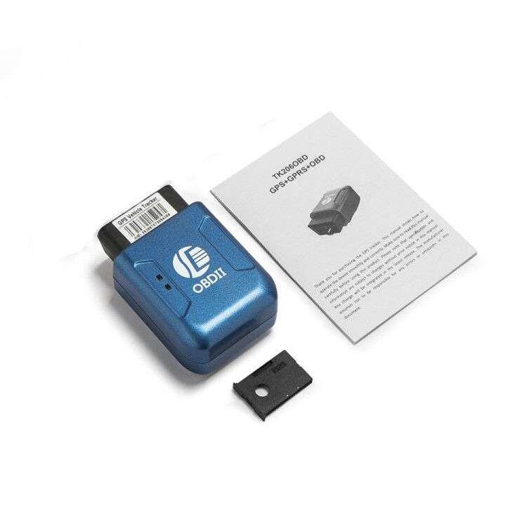TK206 2G GPS OBD2 Real Time GSM Quad Band Anti-theft Vibration Alarm GSM GPRS Mini GPS Car Tracker (