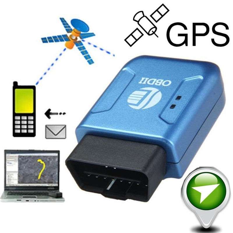 TK206 2G GPS OBD2 Real Time GSM Quad Band Anti-theft Vibration Alarm GSM GPRS Mini GPS Car Tracker (