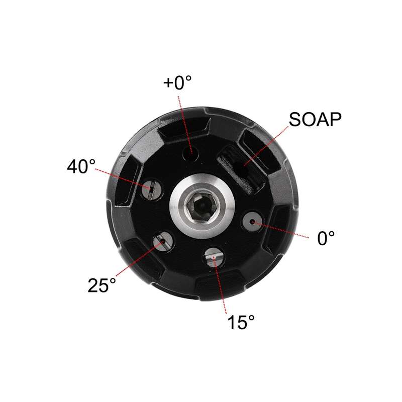 Multifunctional 6-in-1 Multi-hole Nozzle High-pressure Cleaner Car Washing Nozzle