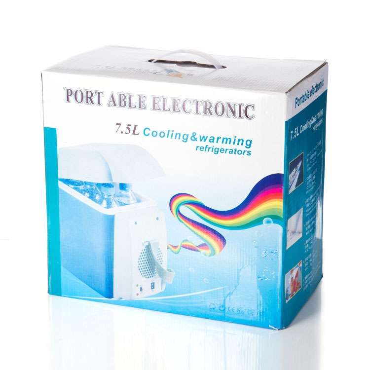 BY-275 Vehicle Quick Cooling Refrigerator Portable Mini Cooler and Warmer 7.5L Refrigerator, Voltage