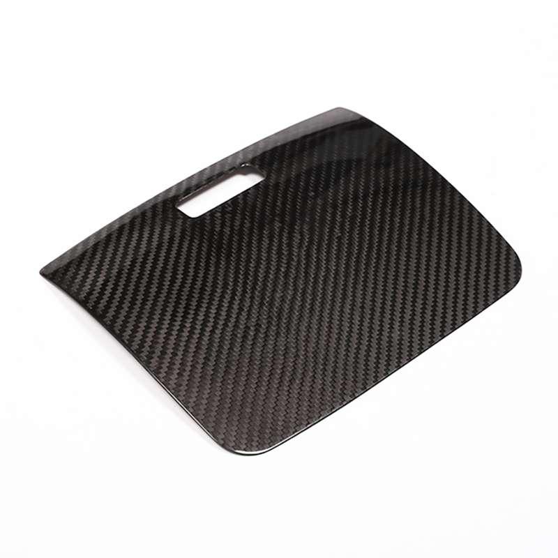 Car Carbon Fiber Instrument Panel Storage Panel Frame Decorative Sticker for Volkswagen Touareg 2011