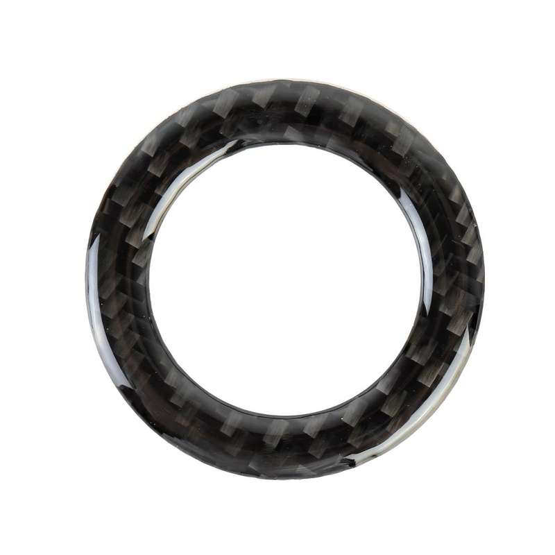 Car Carbon Fiber Steering Wheel Middle Frame Decorative Sticker for Volkswagen Touareg