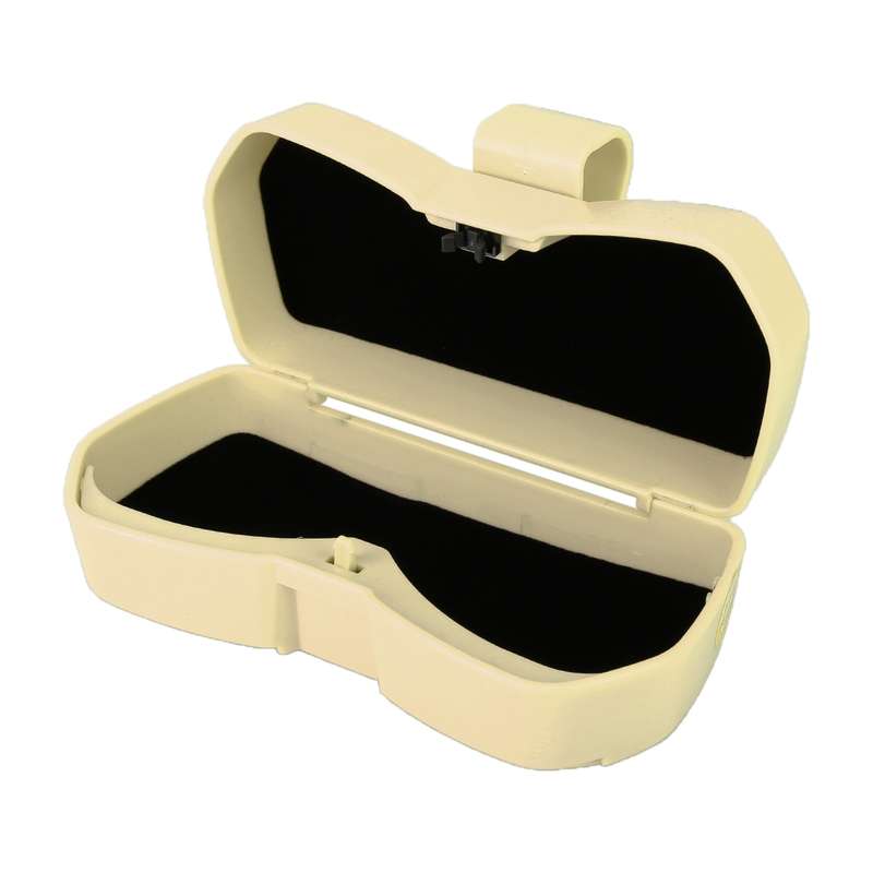Car Multi-functional Glasses Case Sunglasses Storage Holder with Card Slot, Diamond Style (Black)