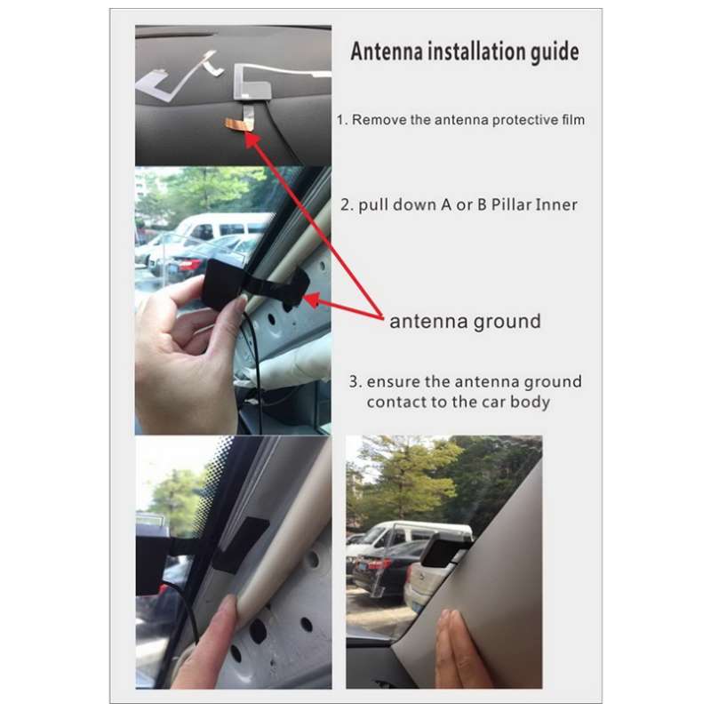 Car DAB / DAB Patch Digital Radio Antenna, Length: 3m