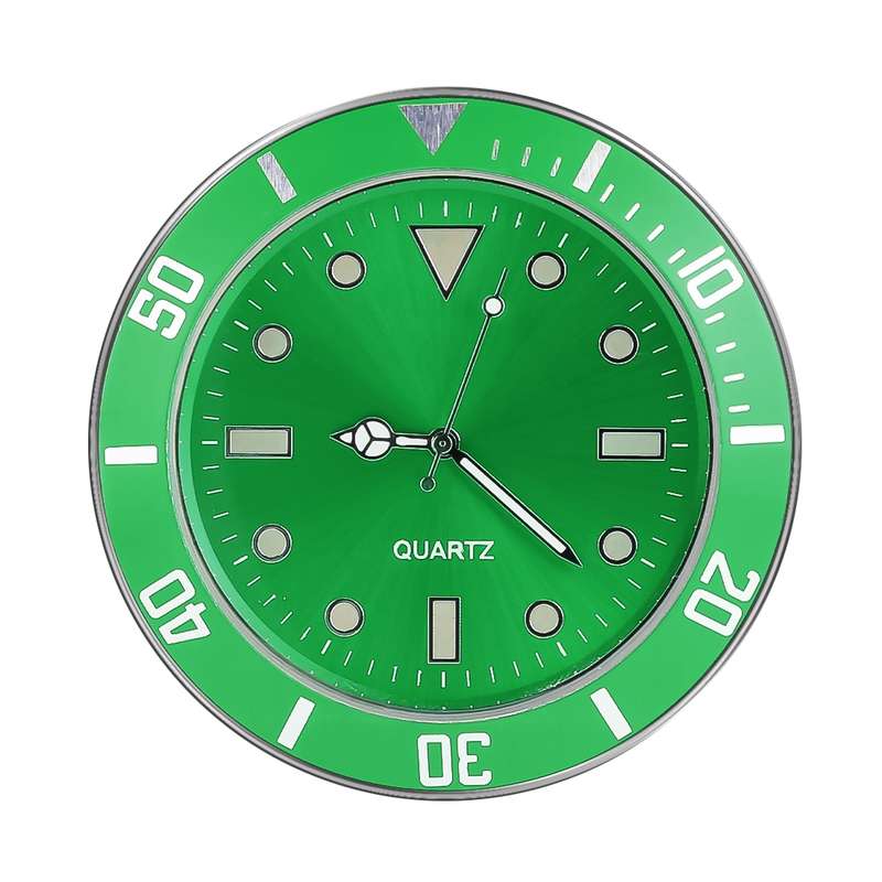 Car Paste Clock Car Luminous Watch(Black)