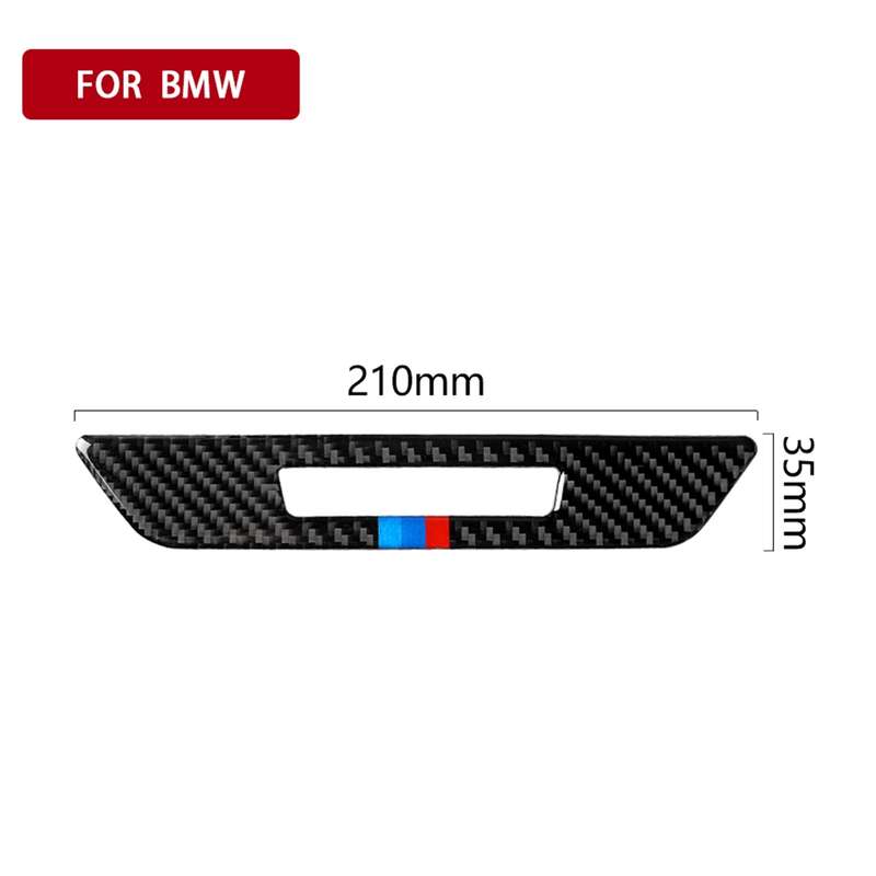 Car Tricolor Carbon Fiber Seat Memory Button Decorative Sticker for BMW 5 Series G38 528Li / 530Li /