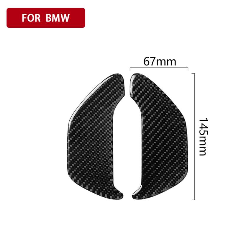 2 PCS Car Carbon Fiber Ashtray Panel Decorative Sticker for BMW 5 Series G38 528Li / 530Li / 540Li 2