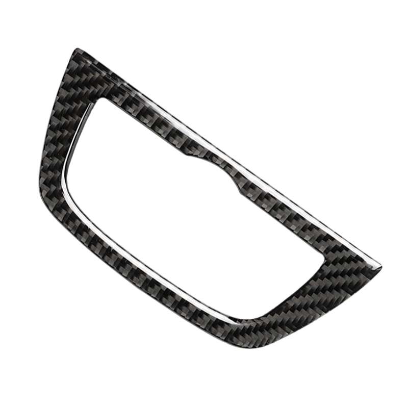 Car Carbon Fiber Headlight Switch Frame Decorative Sticker for BMW 5 Series G38 528Li / 530Li / 540L