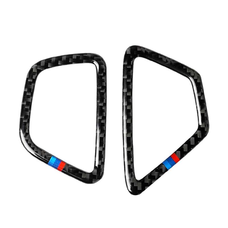 Car Tricolor Carbon Fiber Instrument Air Vent Frame Decorative Sticker for BMW 5 Series G38 528Li /