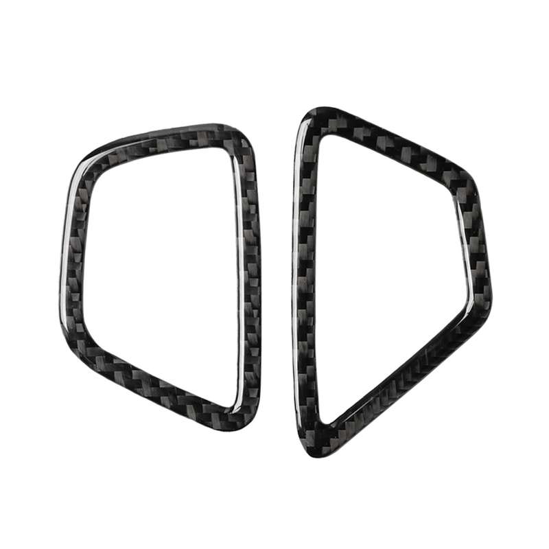 Car Carbon Fiber Instrument Air Vent Frame Decorative Sticker for BMW 5 Series G38 528Li / 530Li / 5