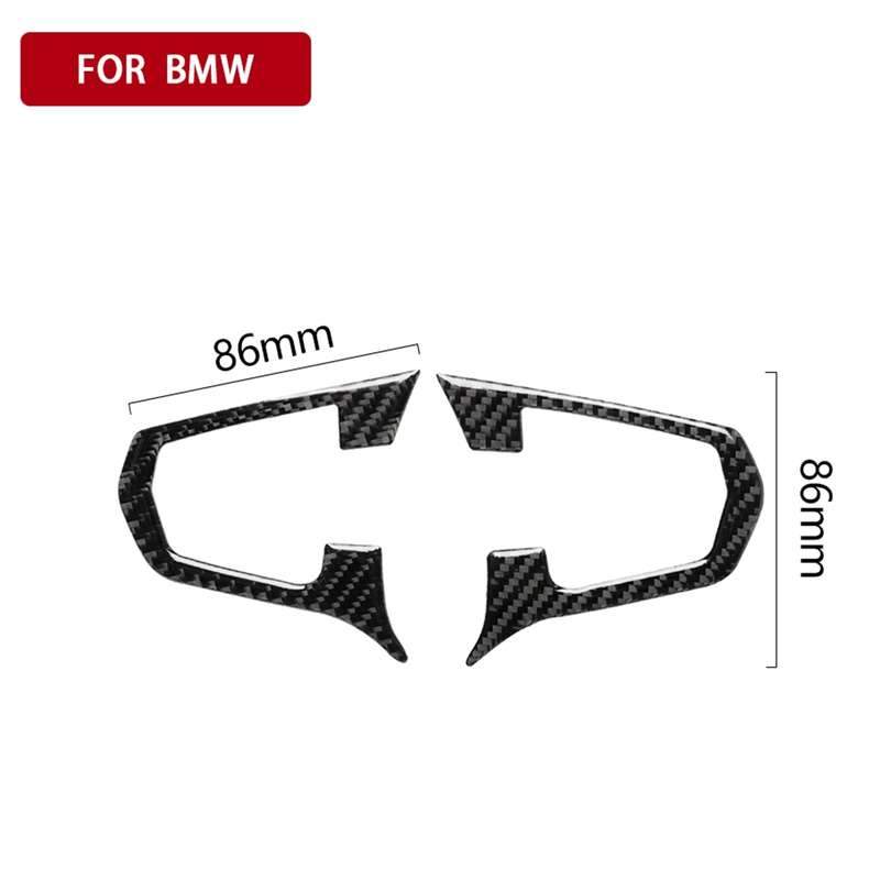 Car Carbon Fiber Steering Wheel Button Configuration A Decorative Sticker for BMW 5 Series G30/G38 X