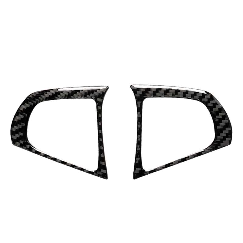 Car Carbon Fiber Steering Wheel Button Configuration B Decorative Sticker for BMW 5 Series G30/G38 X