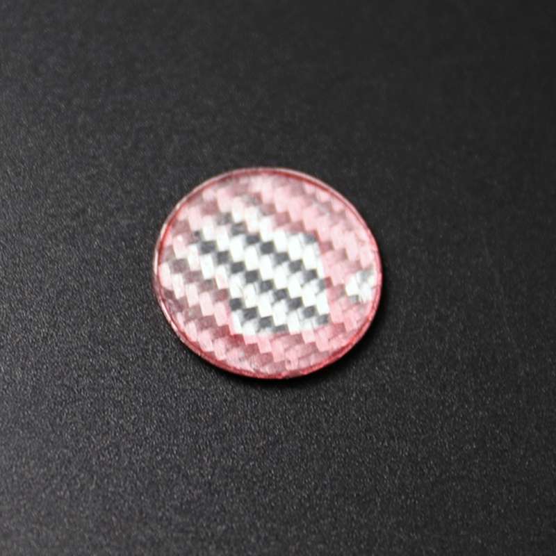 Car Engine Start Key Push Button Cover Trim Carbon Fiber Sticker Decoration for BMW F / G Chassis (R