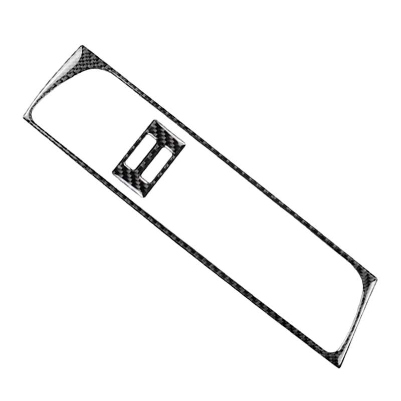 2 in 1 Car Carbon Fiber Air Conditioning Air Outlet Frame Decorative Sticker for Audi A4 B8 2009-201
