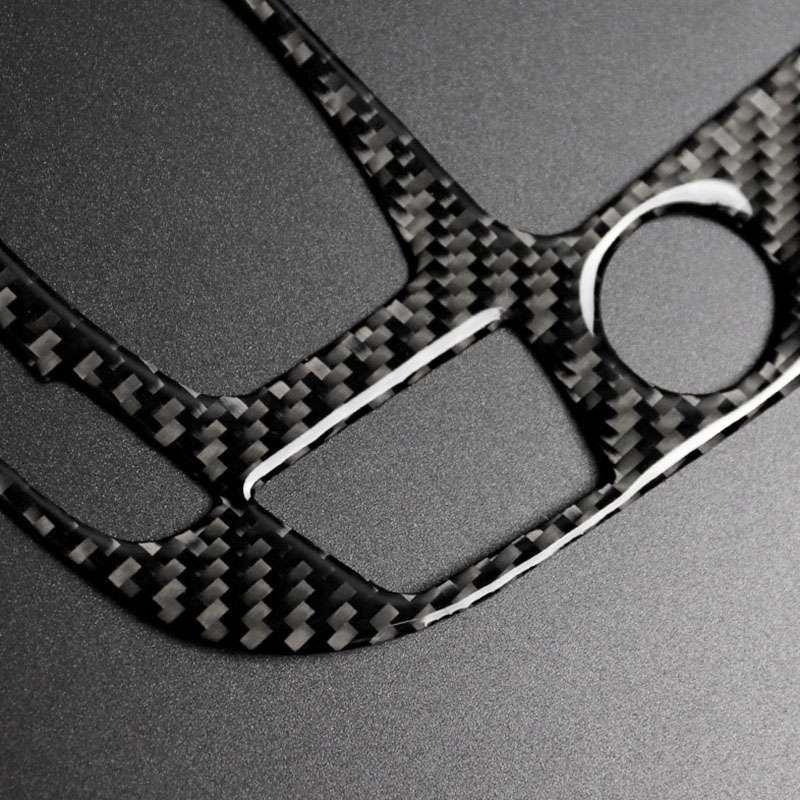 Car Carbon Fiber Gear Position Panel Decorative Sticker for Audi 2010-2018 Q5 / 2009-2016 A4L / 2009