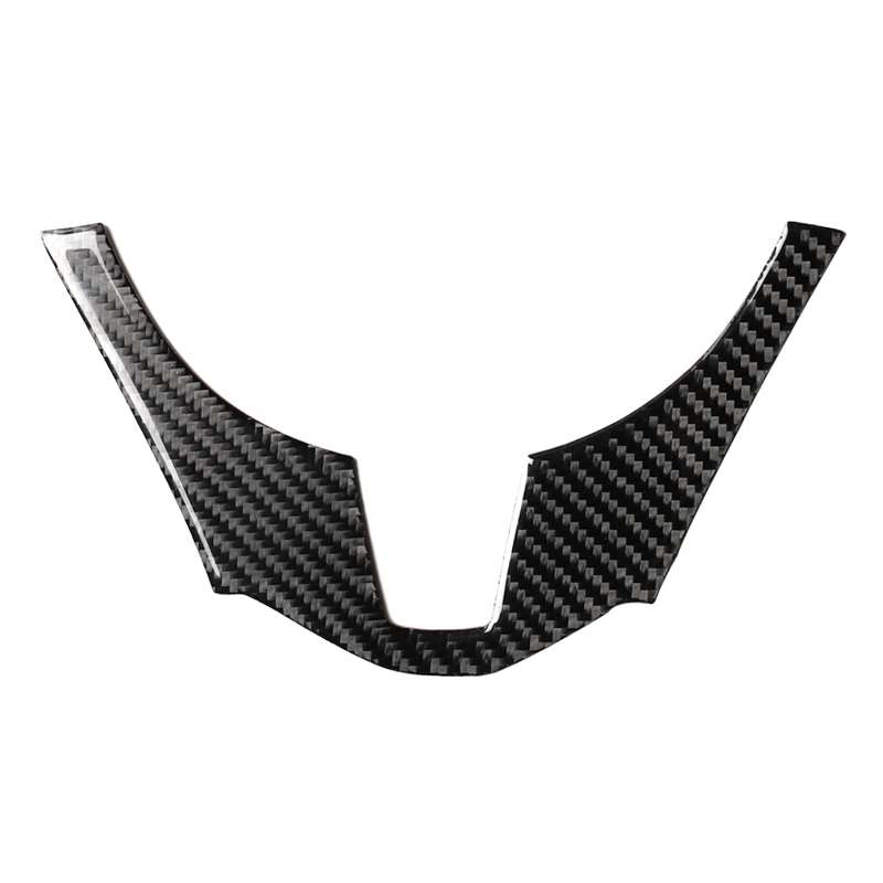 Car Carbon Fiber Steering Wheel Decorative Sticker for Mazda Axela 2014-2016