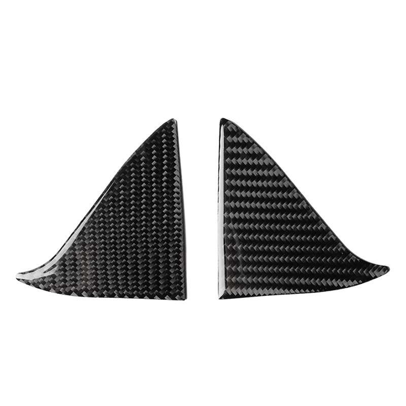 Car Carbon Fiber Front Inner Door A Triangle Decorative Sticker for Mazda Axela 2017-2018