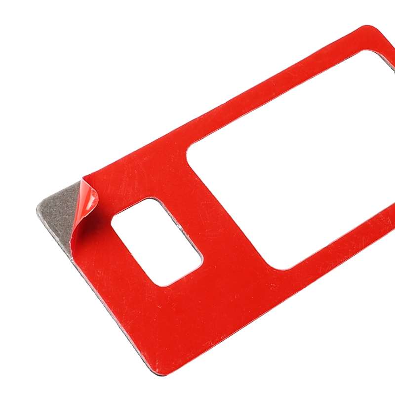 Car Carbon Fiber Headlight Adjustment Frame Decorative Sticker for Mazda Axela 2014 / 2017-2018, Lef