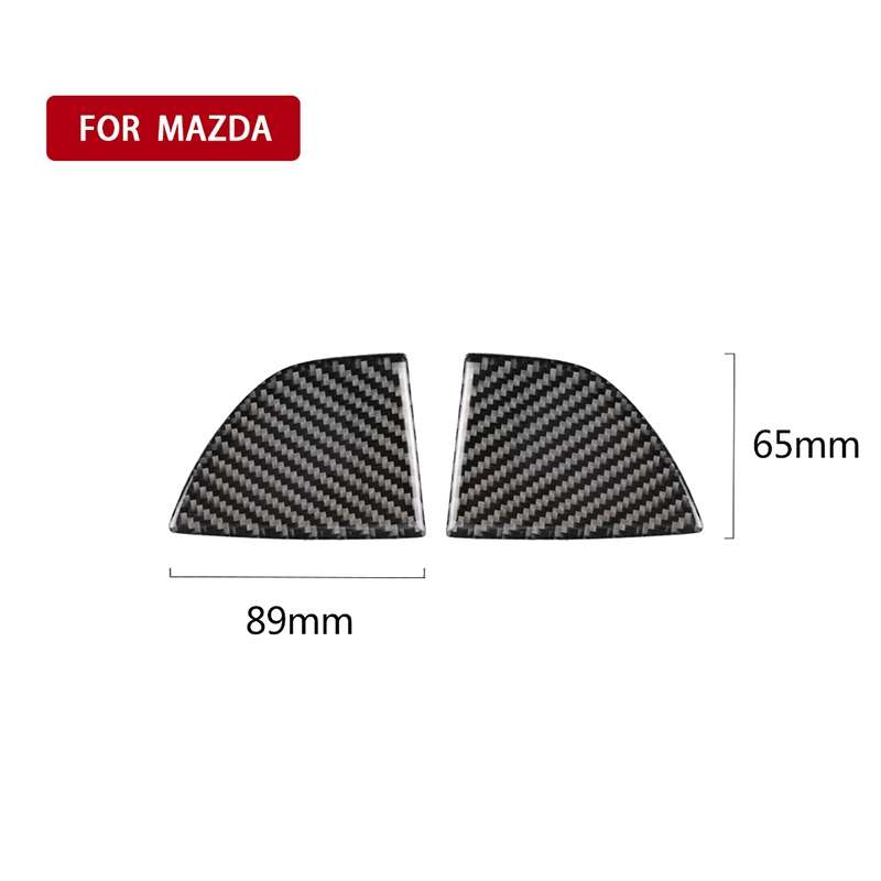 Car Carbon Fiber Front Bumper Decorative Sticker for Mazda Axela 2017-2018