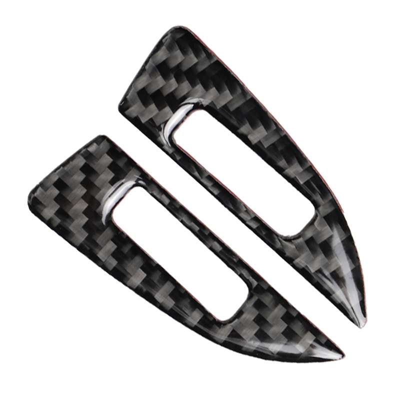 Car Carbon Fiber Air Conditioning Air Outlet Adjustment Frame Decorative Sticker for Mazda Axela 201