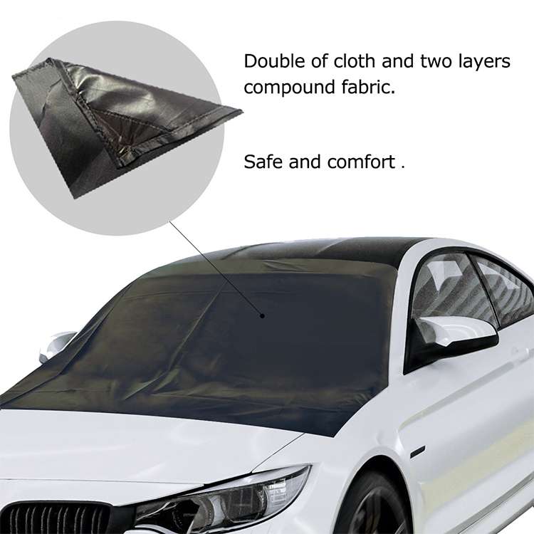 Car 210D Vinyl Glue Oxford Cloth Magnet snow Shield Front Windshield Sunshade Antifreeze Insulation,