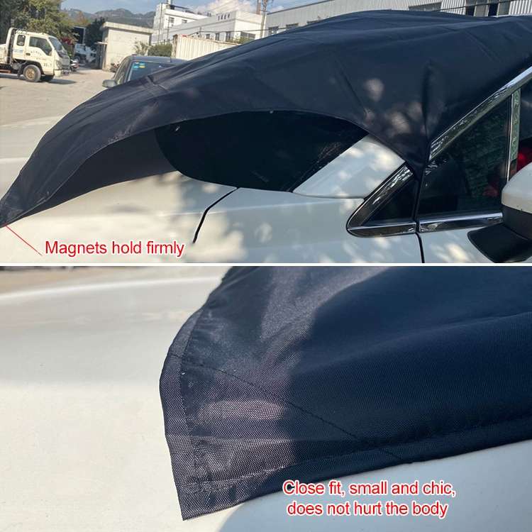 Car 210D Vinyl Glue Oxford Cloth Magnet snow Shield Front Windshield Sunshade Antifreeze Insulation,