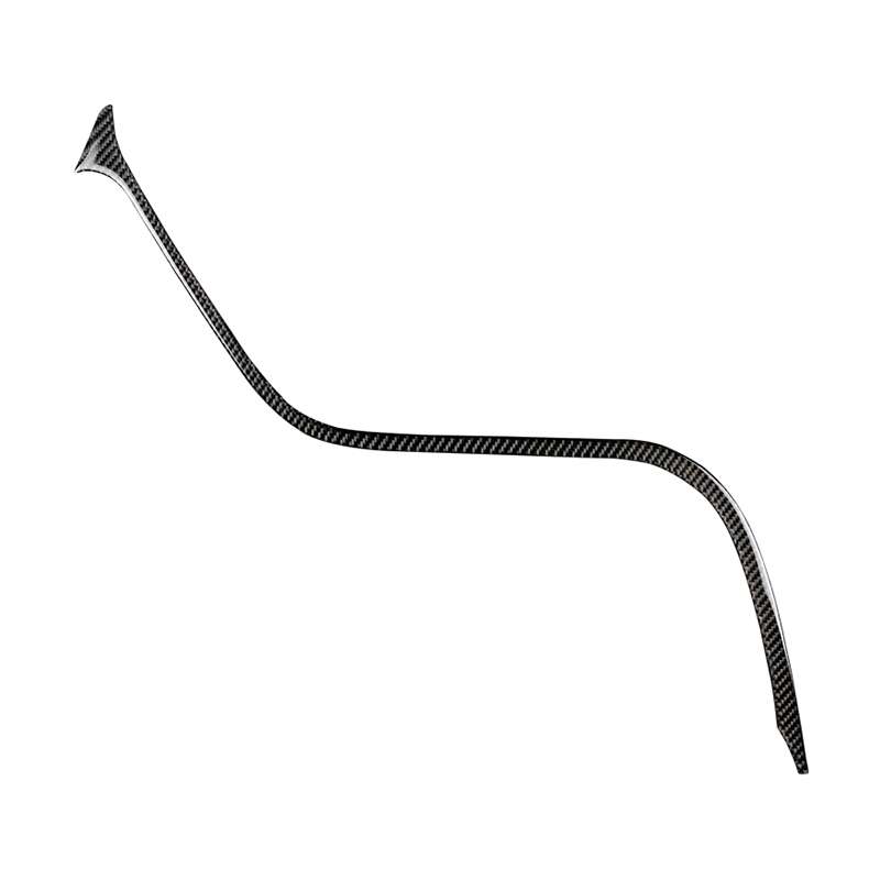 Car Carbon Fiber Central Control S Strip Decorative Sticker for Toyota Eighth Generation Camry 2018-