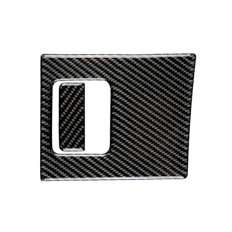 2 in 1 Car Carbon Fiber Main Driving Storage Box Handle Decorative Sticker for Toyota Eighth Generat