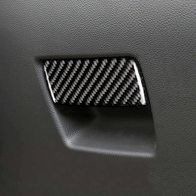 Car Carbon Fiber Toolbox Handle Decorative Sticker for Cadillac XT5 2016-2017