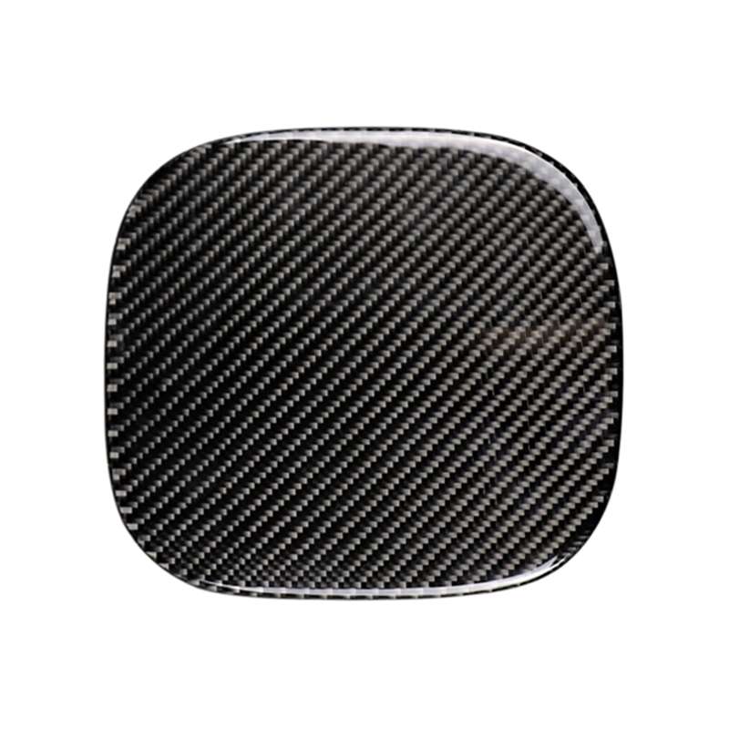 Car Carbon Fiber Fuel Tank Cap Decorative Sticker for Cadillac XT5 2016-2017
