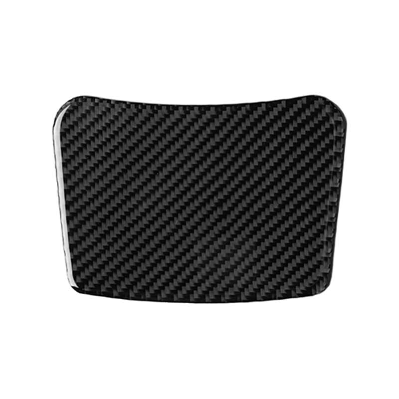 Car Carbon Fiber Rear Seat Storage Box Decorative Sticker for Chevrolet Camaro 2016
