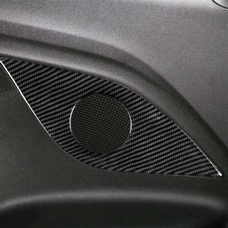 2 PCS Car Carbon Fiber Rear Horn Decorative Sticker for Chevrolet Camaro 2017-2019