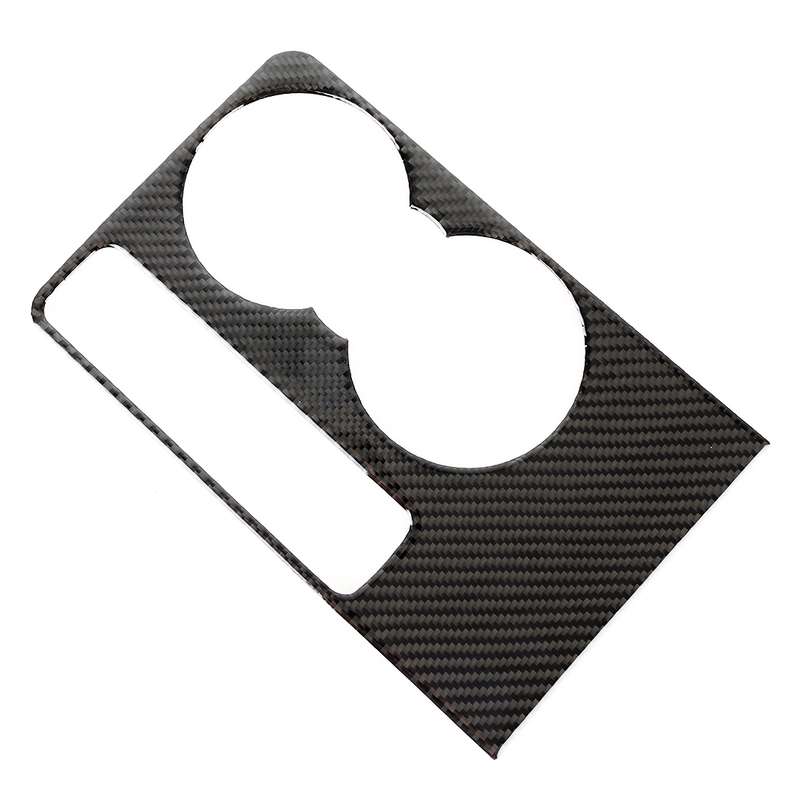 A Style Carbon Fiber Car Water Cup Decorative Sticker for Jaguar F-PACE 2016-2020