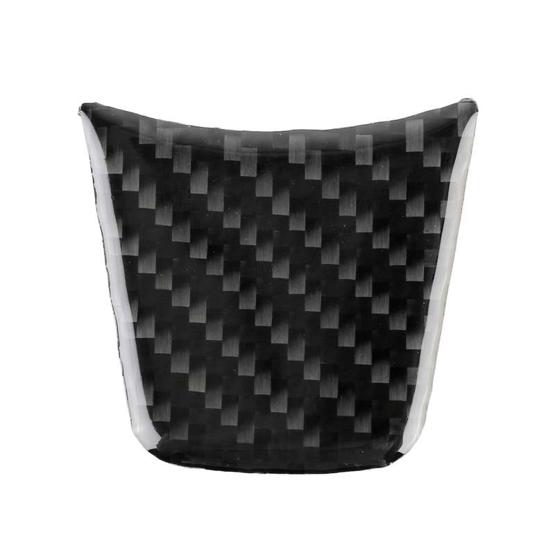 Carbon Fiber Car Steering Wheel Decorative Sticker for Jaguar F-PACE 2016-2020
