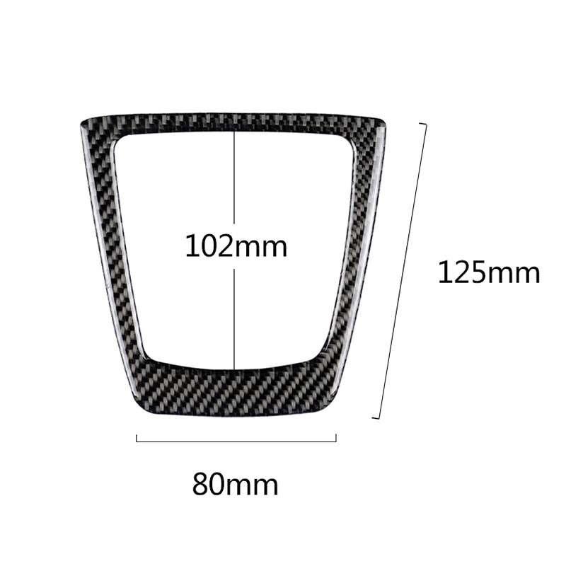 Car Carbon Fiber Gear Position Panel Solid Color Decorative Sticker for BMW Z4 2009-2015