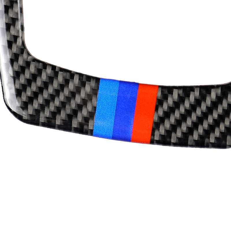Car Carbon Fiber Gear Position Panel Decorative Three Color Sticker for BMW Z4 2009-2015