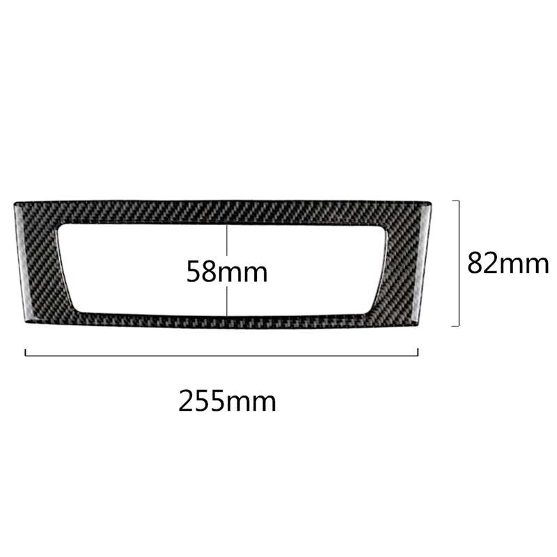 Car Carbon Fiber Central Control CD Panel Solid Color Decorative Sticker for BMW Z4 2009-2015