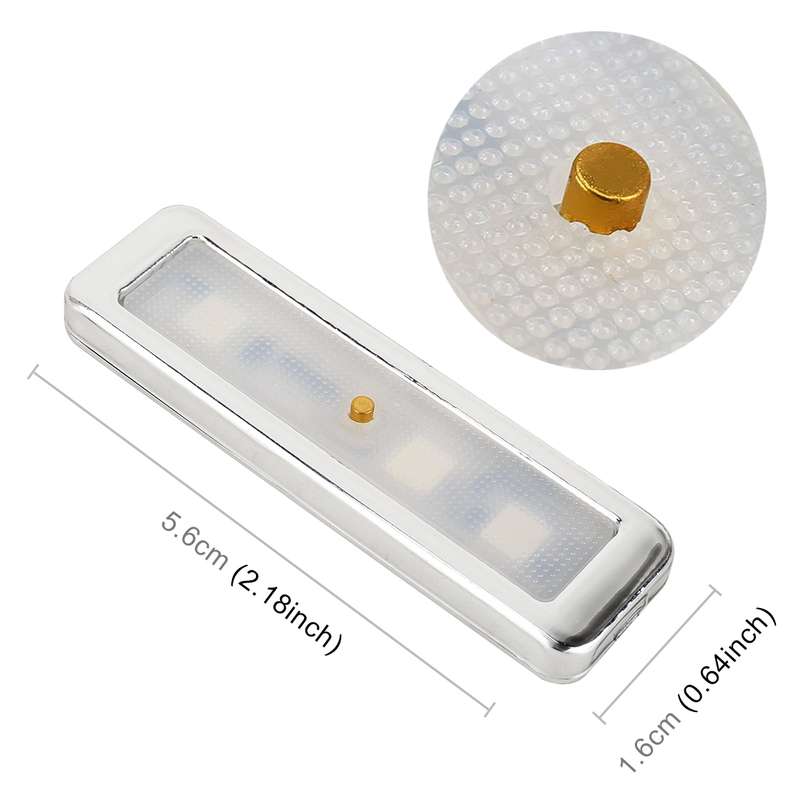 4 PCS Universal Car Colorful LED Inner Handle Light Atmosphere Lights Decorative Lamp DC12V / 0.5W C