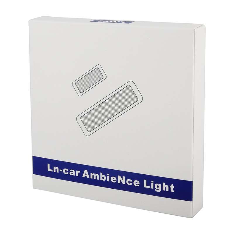 4 PCS Universal Car Colorful LED Inner Handle Light Atmosphere Lights Decorative Lamp DC12V / 0.5W C