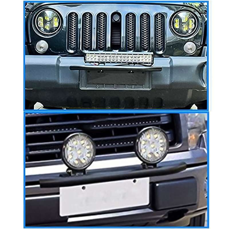 Universal Car License Plate Plastic Bracket Frame Holder Stand Mount (Black)